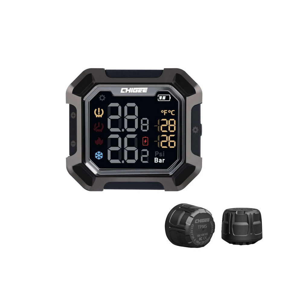 [MFP0073] Chigee Monitor De Presion De Neumaticos G3 Externo Negro