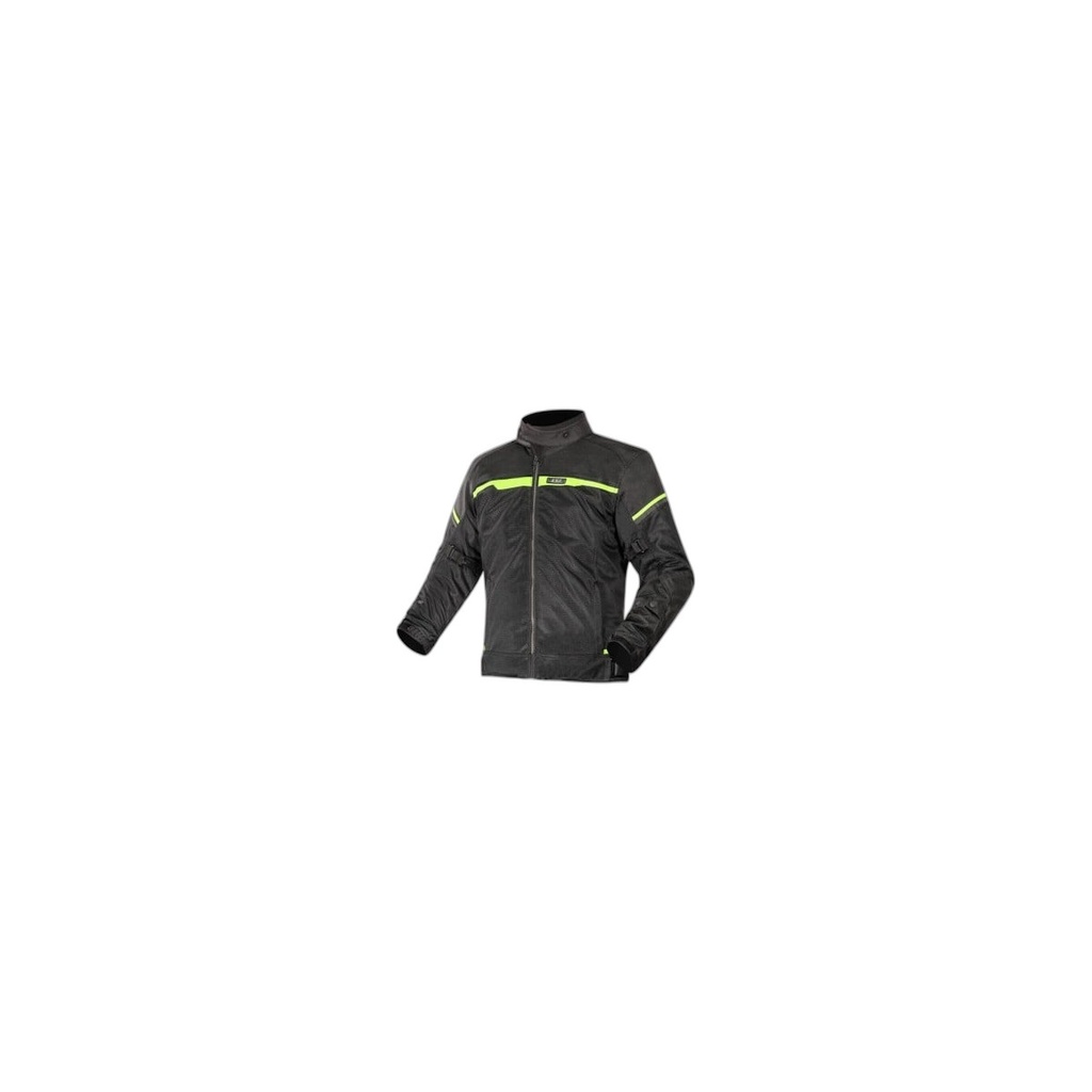 [64100S0054XS] Chaqueta Moto LS2 Riva Mujer Negro Neon Amarillo (XS)