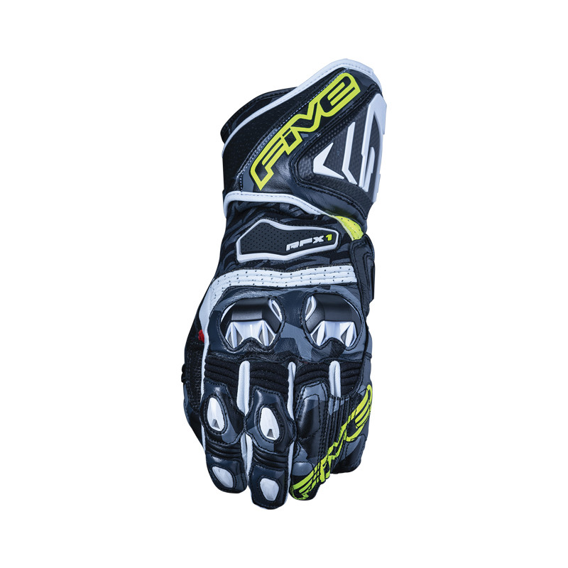 Guantes Five RFX1 Replica Camo/Amarillo Fluor