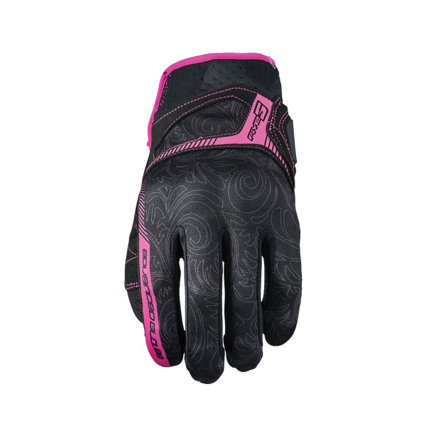 Guantes Five Rs3 Replica Woman Negro / Rosa