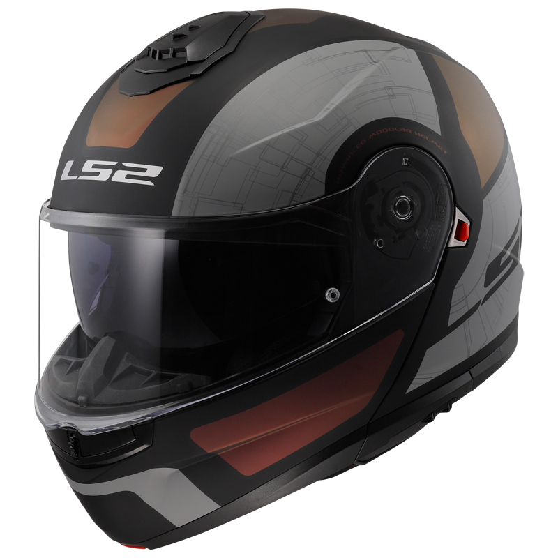 LS2 FF908 STROBE II ORION M.BLACK BLUE-06 Morado