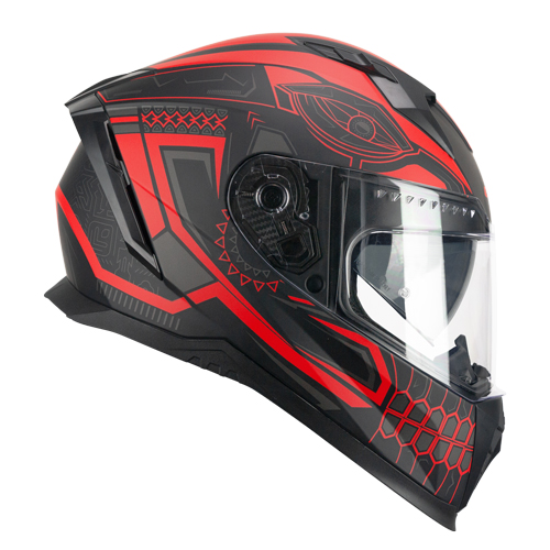 [311M-ALV-03 A1] Casco Integral CGM 311M Blast Maya Negro Rojo Mate (XS)