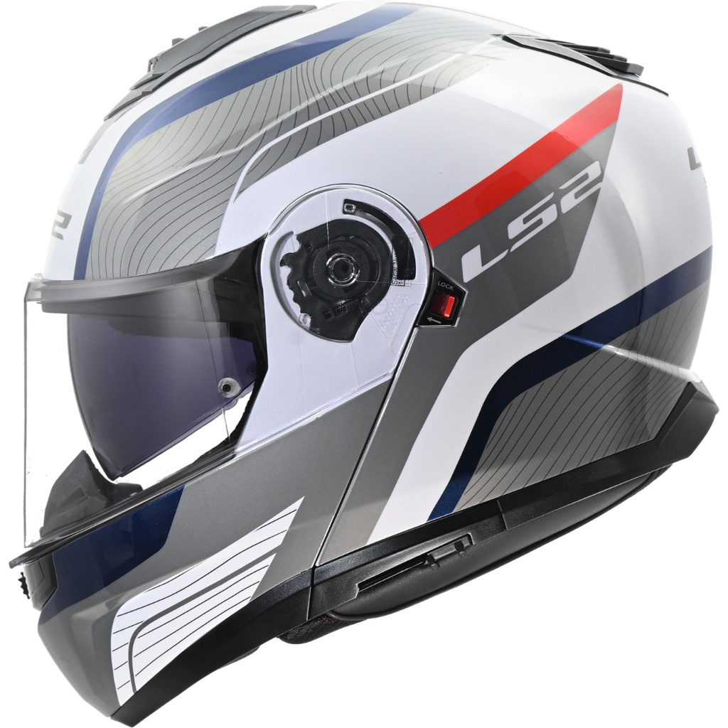 LS2 FF908 STROBE II MONZA RED-06 Blanco Azul
