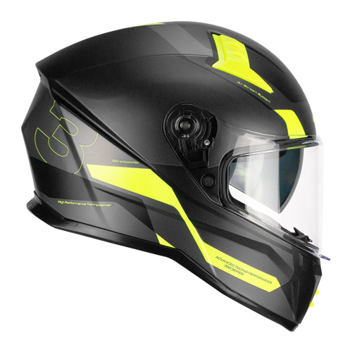 [333G-ALV-19 A1] Casco Integral CGM 333G Onyx Sport Negro Amarillo Flúor Mate (XS)