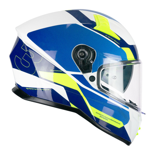[333G-ALV-79 A1] Casco Integral CGM 333G Onyx Sport Azul Amarillo Flúor (XS)