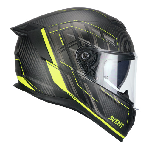 [361G-ALV-19 A1] CGM 361G Avent Pro Sport Carbono Mate Amarillo Fluorescente (XS)