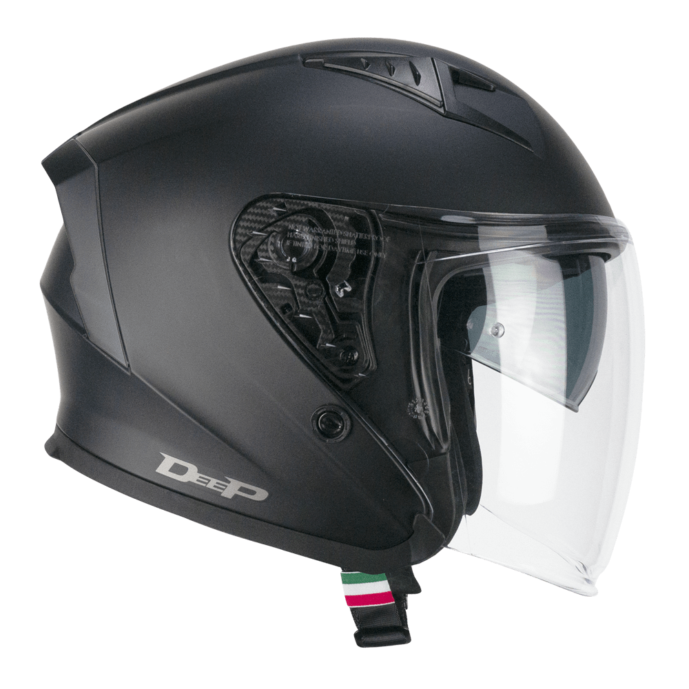 Casco Jet CGM 127A Deep Mono Negro Mate