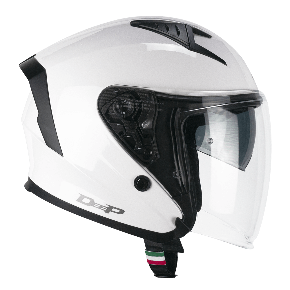 Casco Jet CGM 127A Deep Mono Blanco