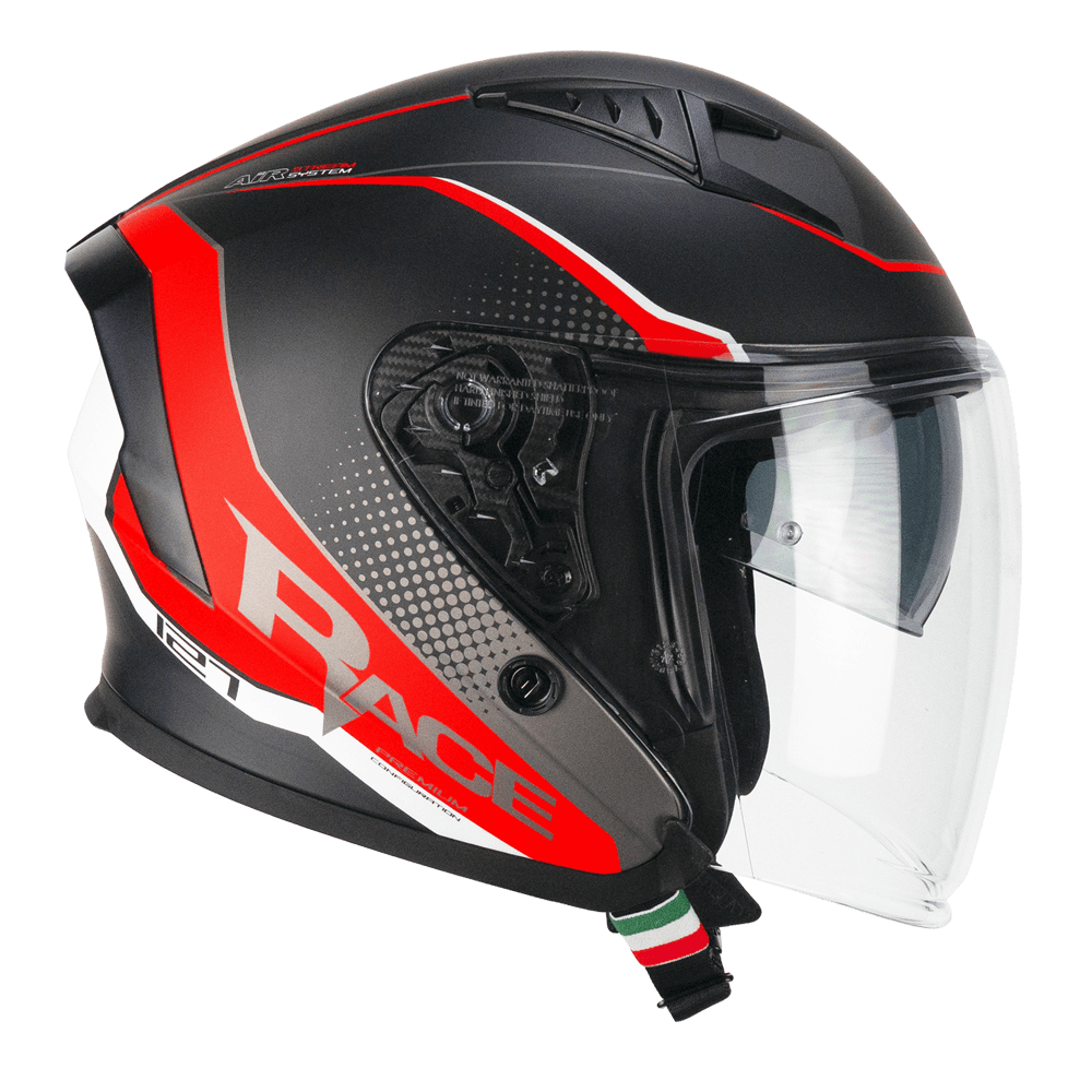 [127G-ALV-03 A1] Casco CGM 127G Deep Race Rojo Grafito Mate (XS)