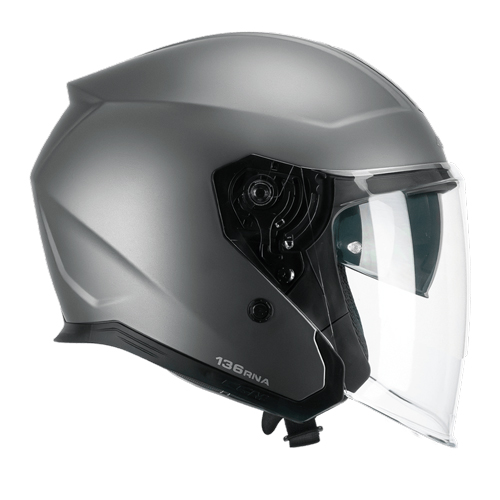 [136A-BLV-10 A1] Casco Jet CGM 136A RNA Mono Antracita Satinado (XS)