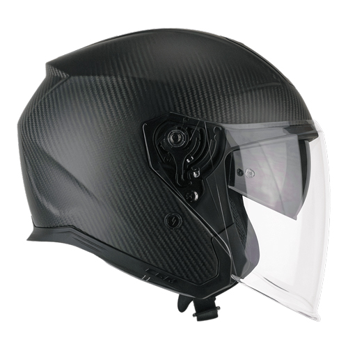 Casco Jet CGM 136C RNA PRO Carbono Negro Mate