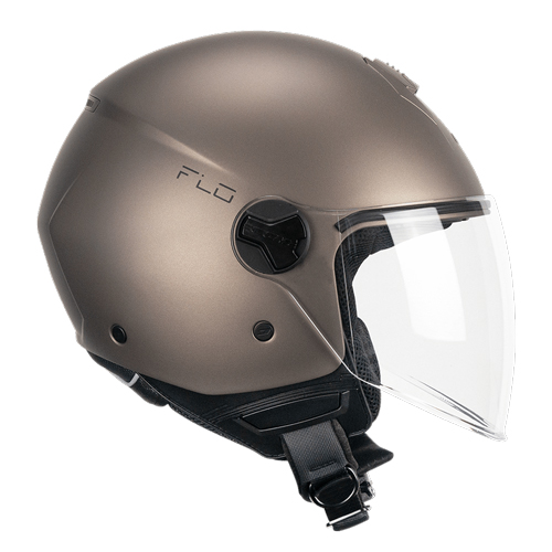 Casco Jet CGM 167A FLO Mono Topo Satinado Larga
