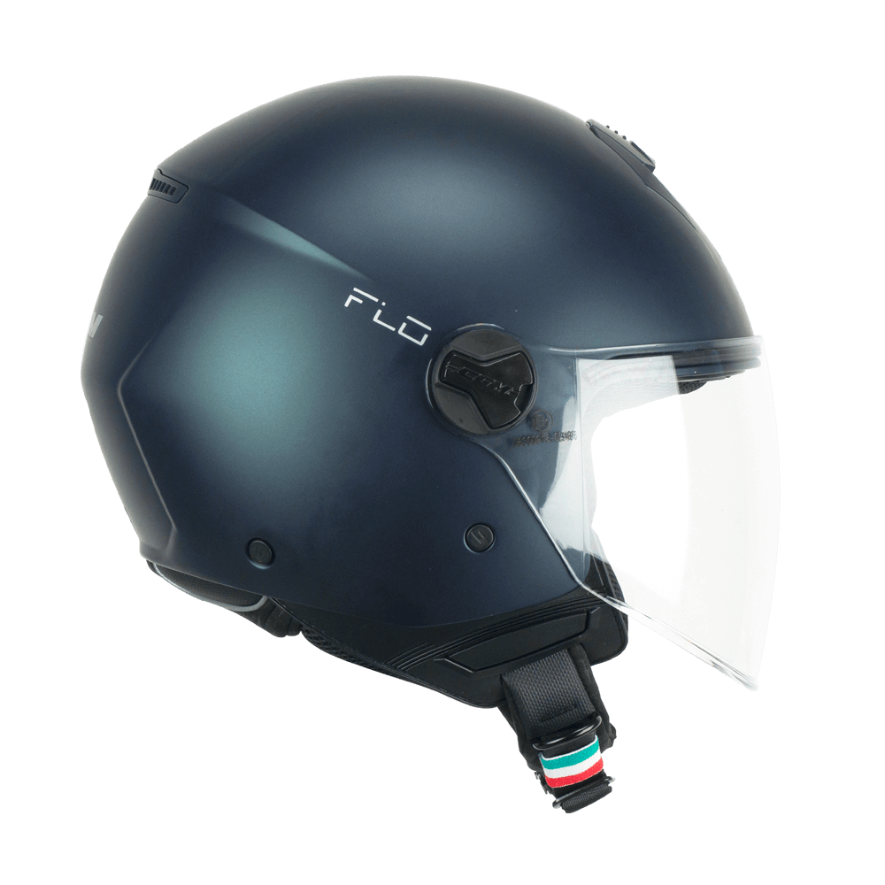 Casco Jet CGM 167A FLO Mono Petróleo Satinado Larga