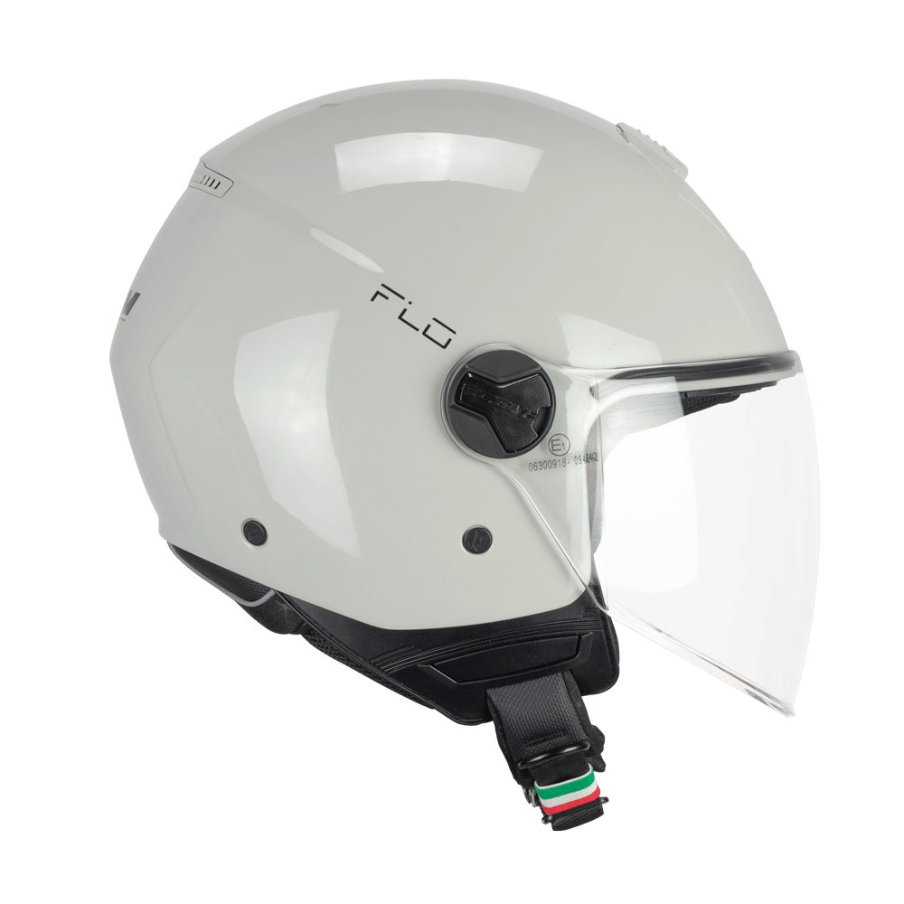 [167A-ALA-66 A0] Casco Jet CGM 167A FLO Mono Gris Perla Larga (XXS)
