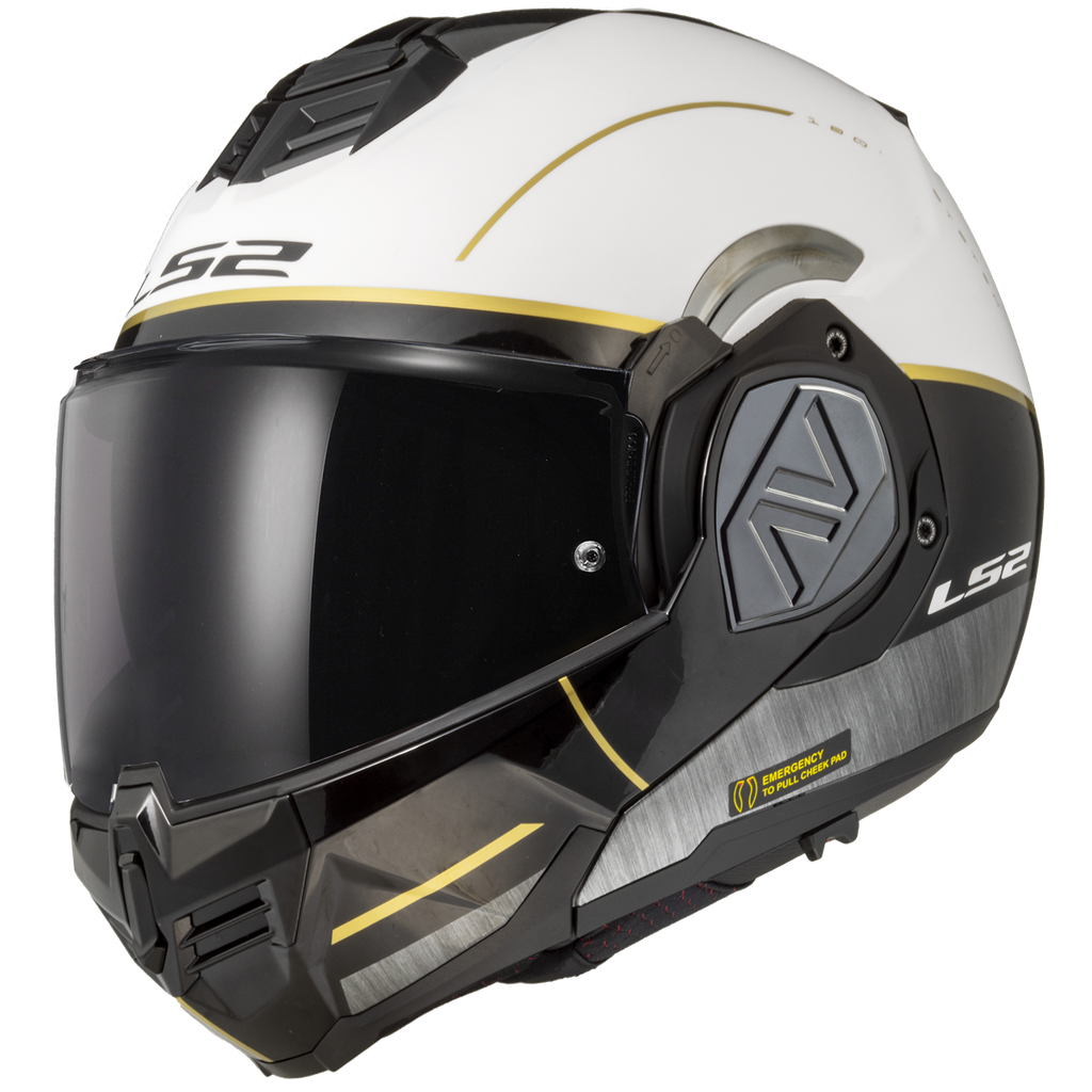 [569063612XS] LS2 FF906 ADVANT IRON MATT WHITE BLACK JEANS-06 (XS)