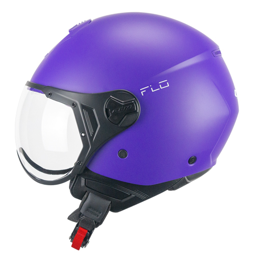 Casco Jet CGM 167A FLO Mono Violeta Mate Perfilada