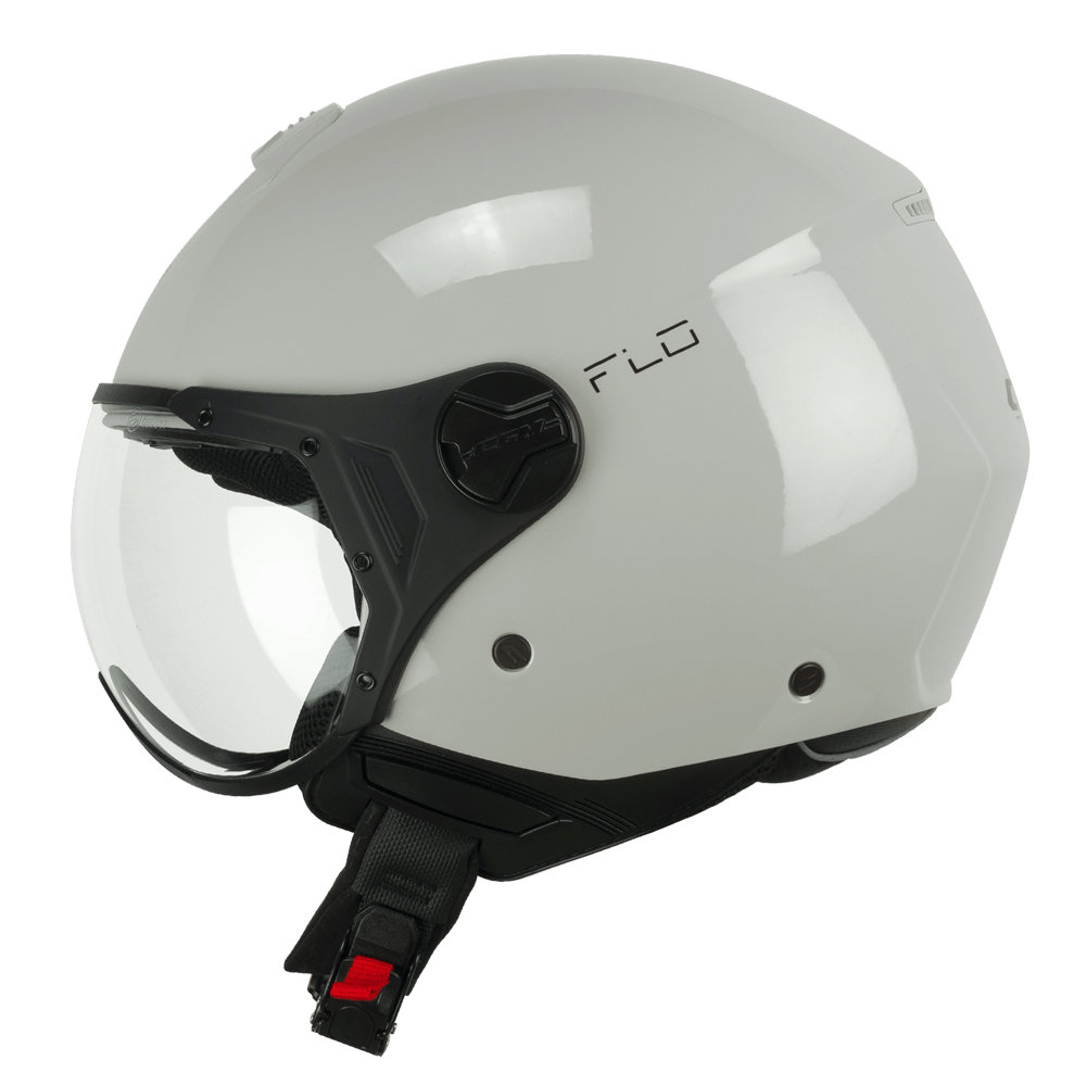 Casco Jet CGM 167A FLO Mono Gris Perla Perfilada