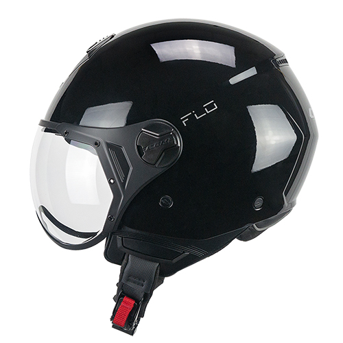 Casco Jet CGM 167A FLO Mono Negro Perfilada