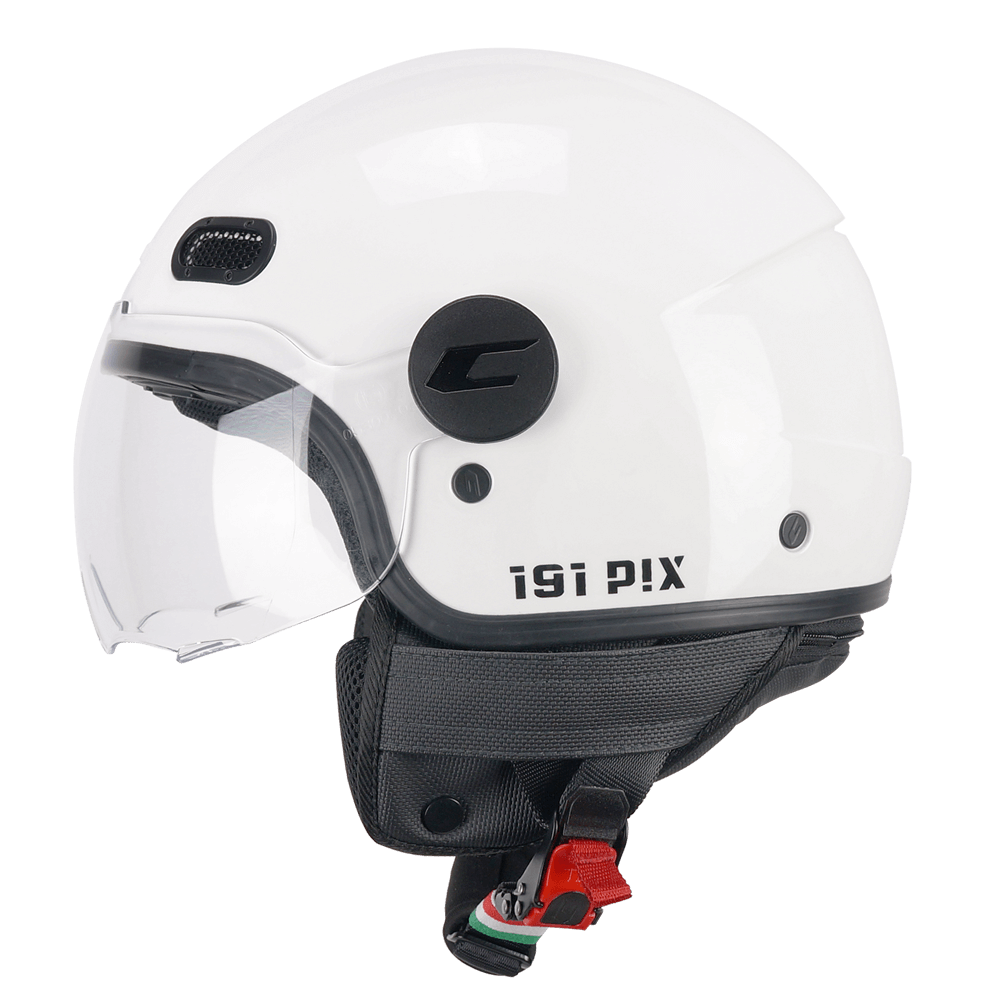 Casco Jet CGM 191A PIX Mono Blanco Perfilada