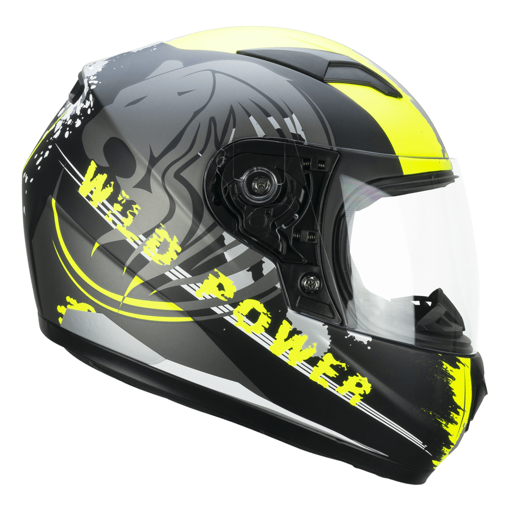 [265G-ALA-19 YE] CGM 265G Lucky Wild Negro Fluorescente Amarillo Mate (YXL)