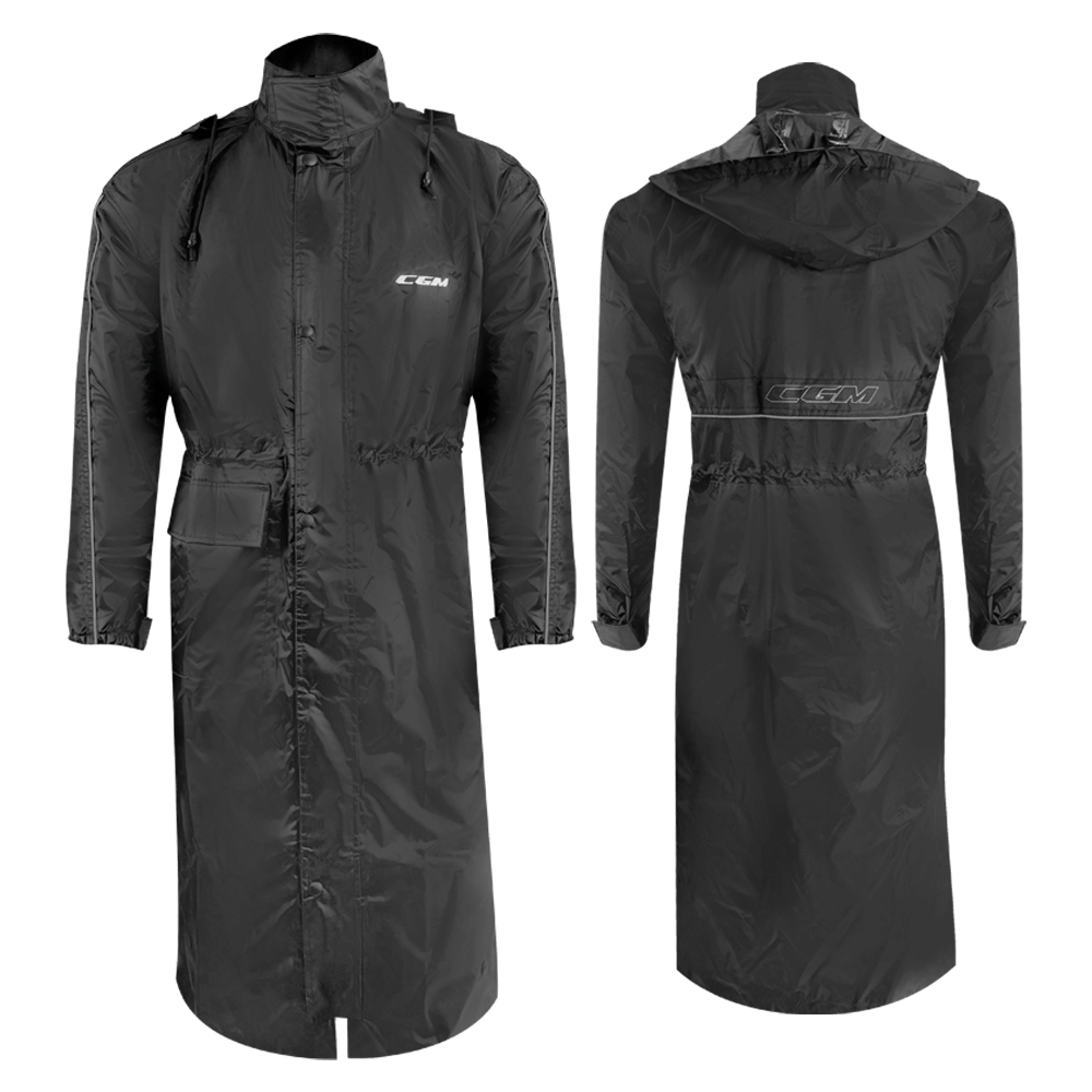 CGM E05 Ponder Gabardina Impermeable Negra