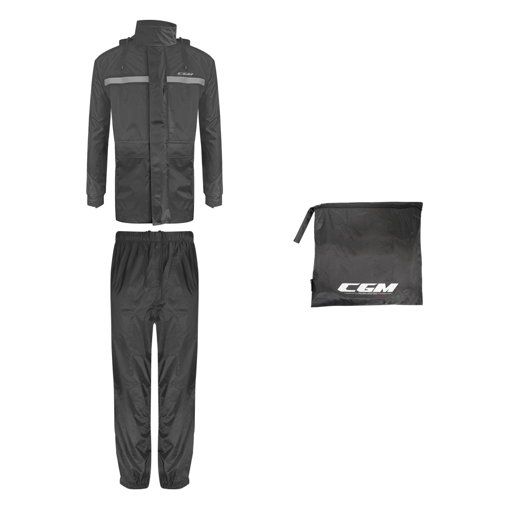 CGM Conjunto De Lluvia Negro E34 Sport