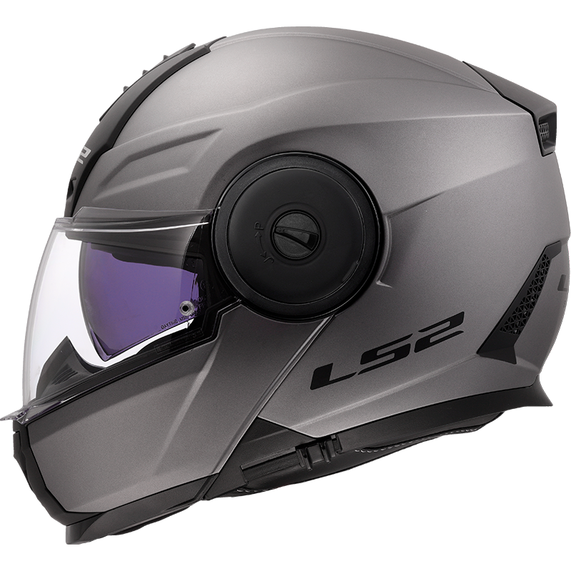 [569021007XS] LS2 FF902 SCOPE II SOLID MATT TITANIUM-06 (XS)