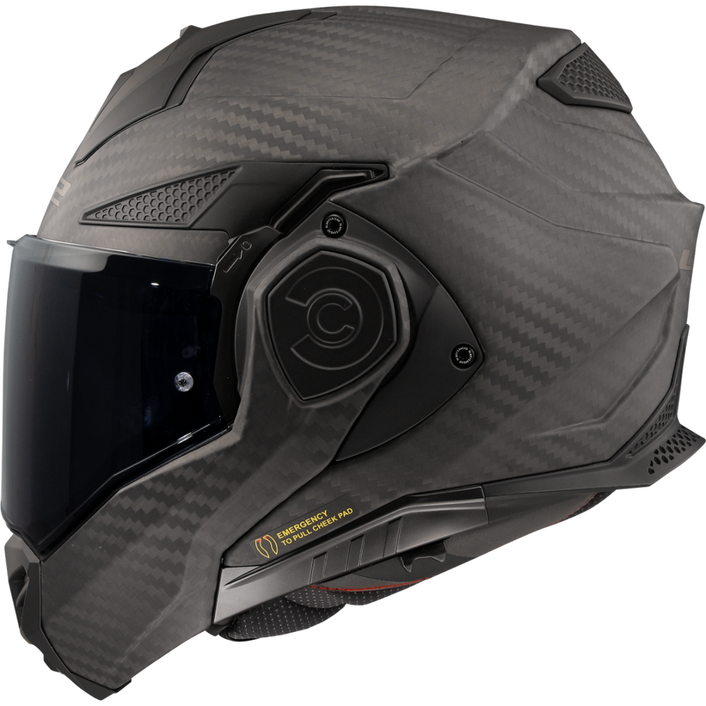 [569017098XS] LS2 FF901 ADVANT X SOLID MATT CARBON-06 (XS)