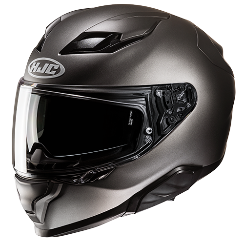 HJC F71 SEMI FLAT TITANIUM
