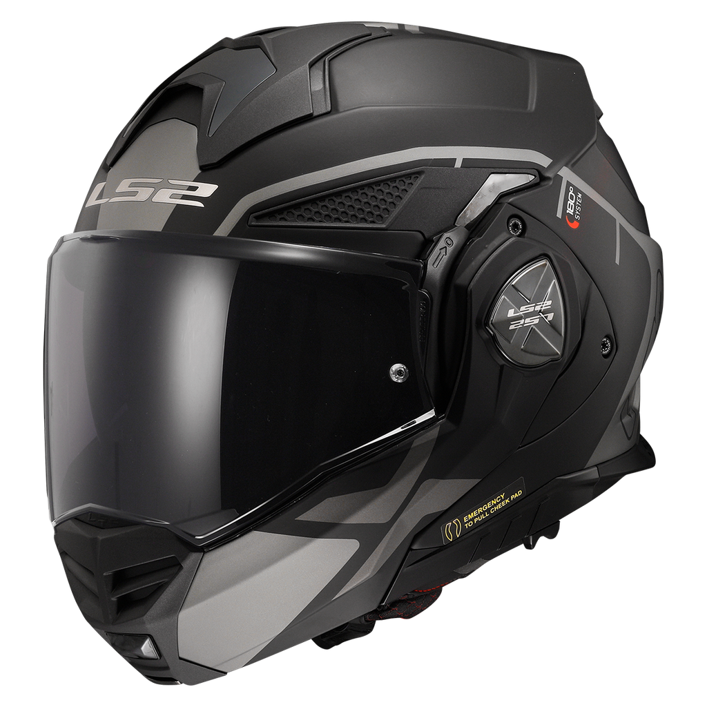 [569012207XS] LS2 FF901 ADVANT X METRYK MATT TITANIUM-06 (XS)