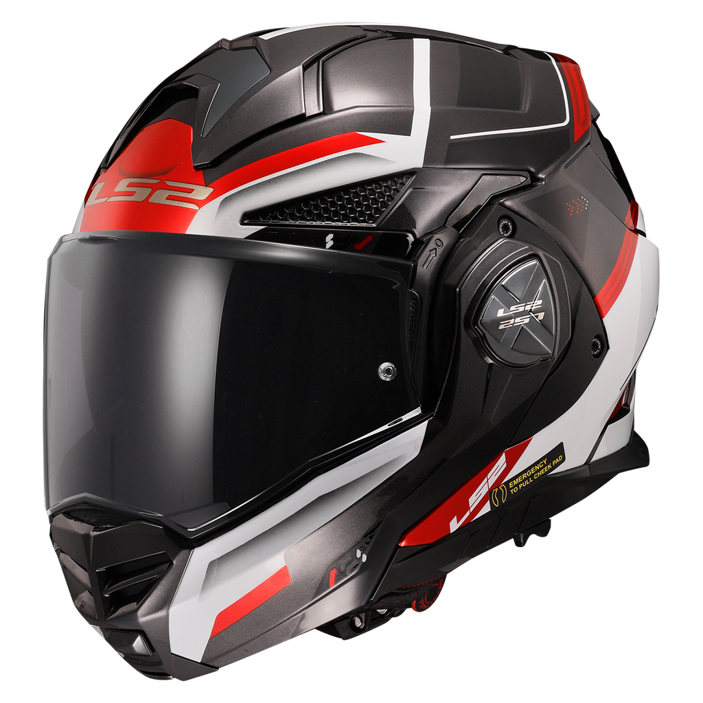 LS2 FF901 ADVANT X SPECTRUM RED-06 Negro Blanco