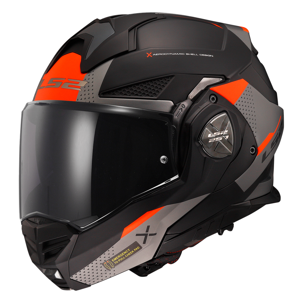 [569012007XS] LS2 FF901 ADVANT X OBLIVION M.BLACK TITANIUM-06 (XS)