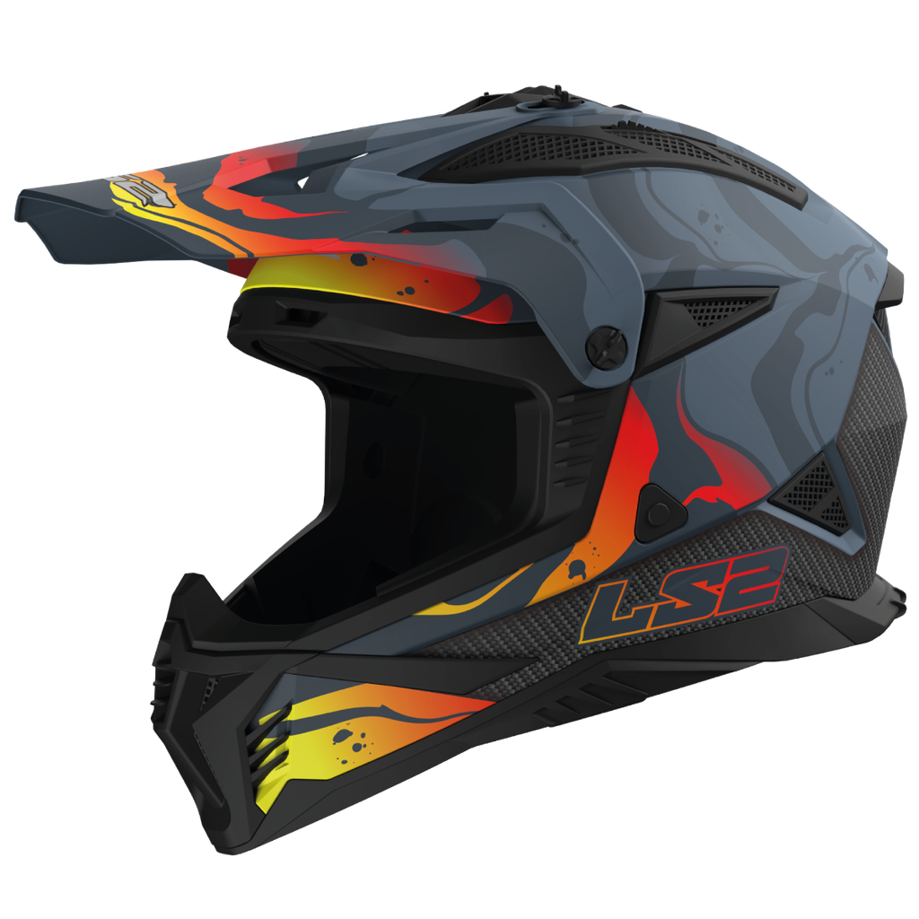 [467082266XS] LS2 MX708 FAST II WASH GREY-06 Mate Oscuro (XS)