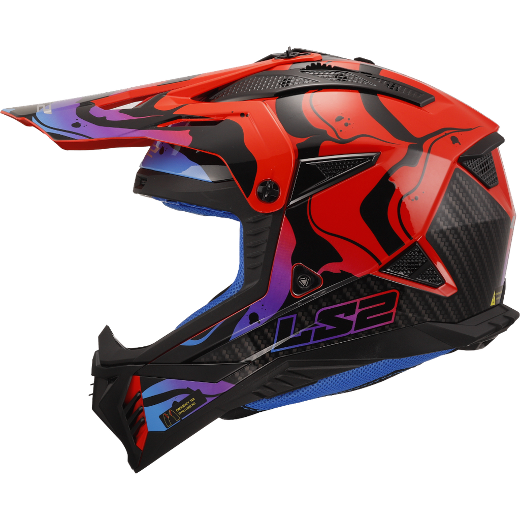 [467082232XS] LS2 MX708 FAST II WASH RED-06 (XS)