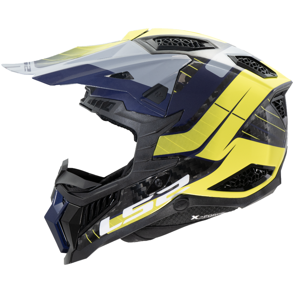 [467032454XS] LS2 MX703 X-FORCE GALUO GREY H-V YELLOW-06 (XS)