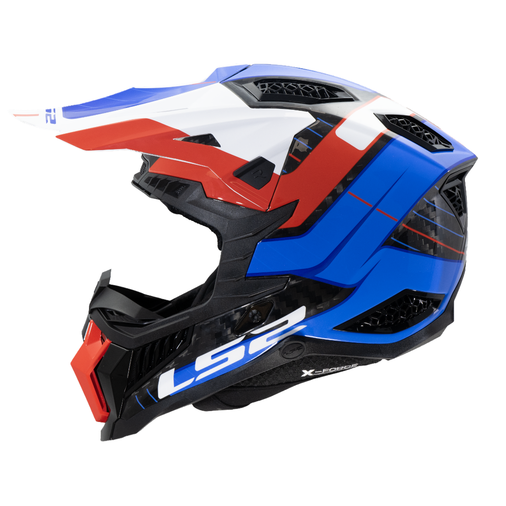 [467032426XS] LS2 MX703 X-FORCE GALUO WHITE RED BLUE-06 (XS)