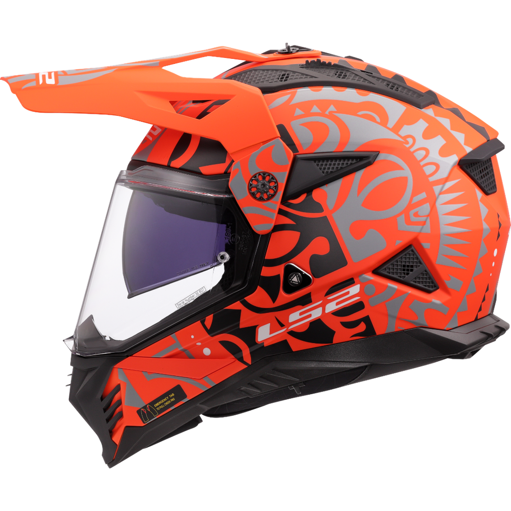 [467022651XS] LS2 MX702 PIONEER II RANGI ORANGE-06 (XS)