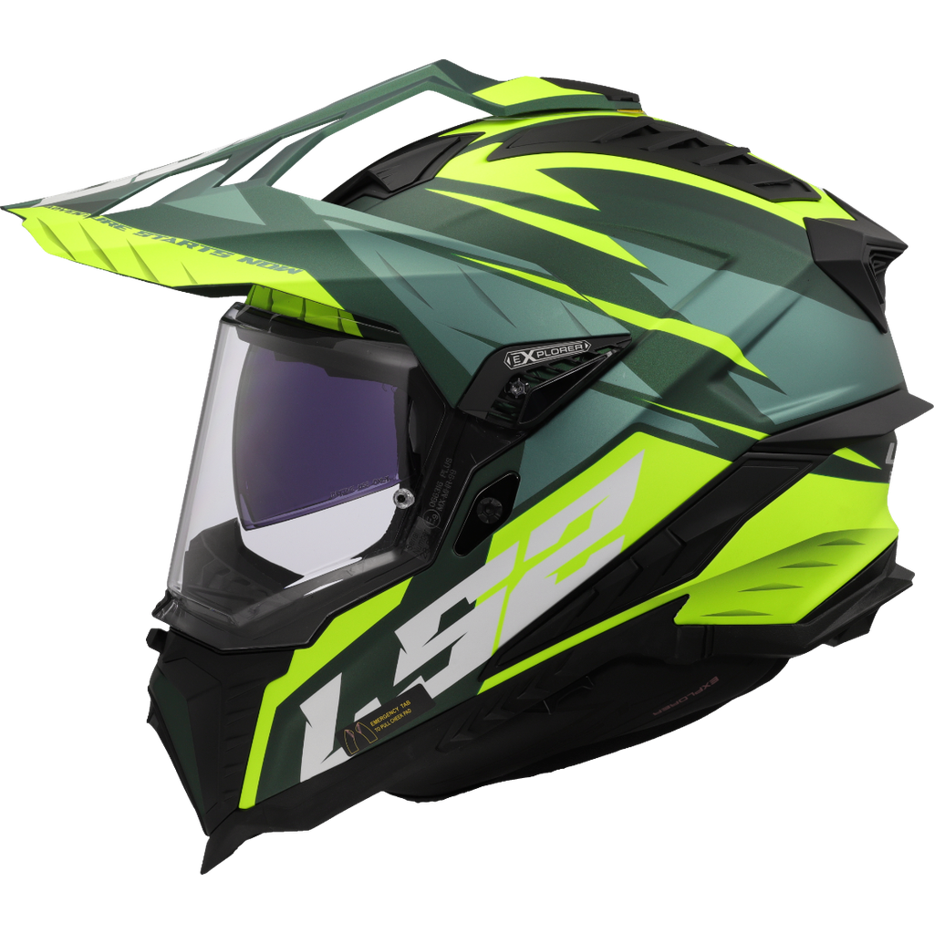 LS2 MX701 EXPLORER SPIRE H-V YELLOW-06 Verde