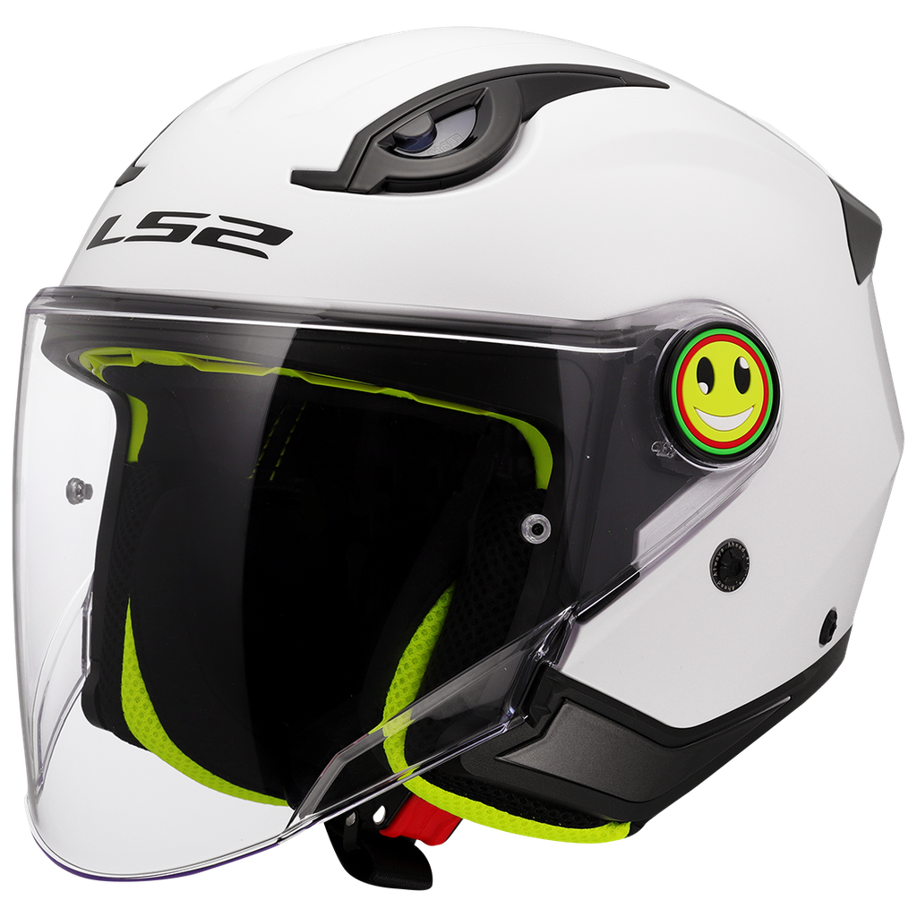 [366221002S] Casco Moto Jet LS2 OF622 Funny II Sólido Blanco (S)