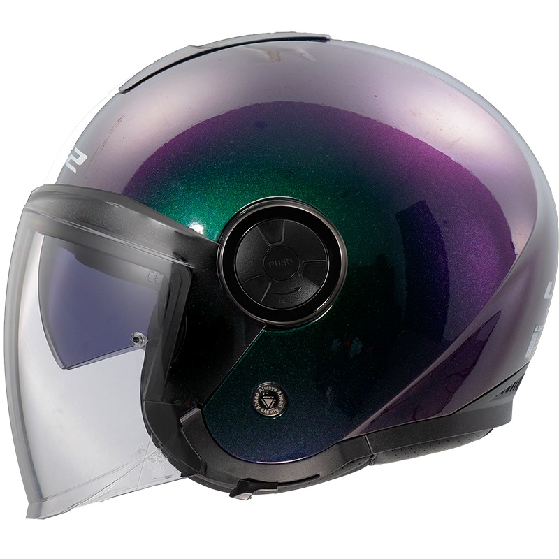 [366201005XS] Casco Moto Jet LS2 OF620 Classy Sólido Chameleon (XS)