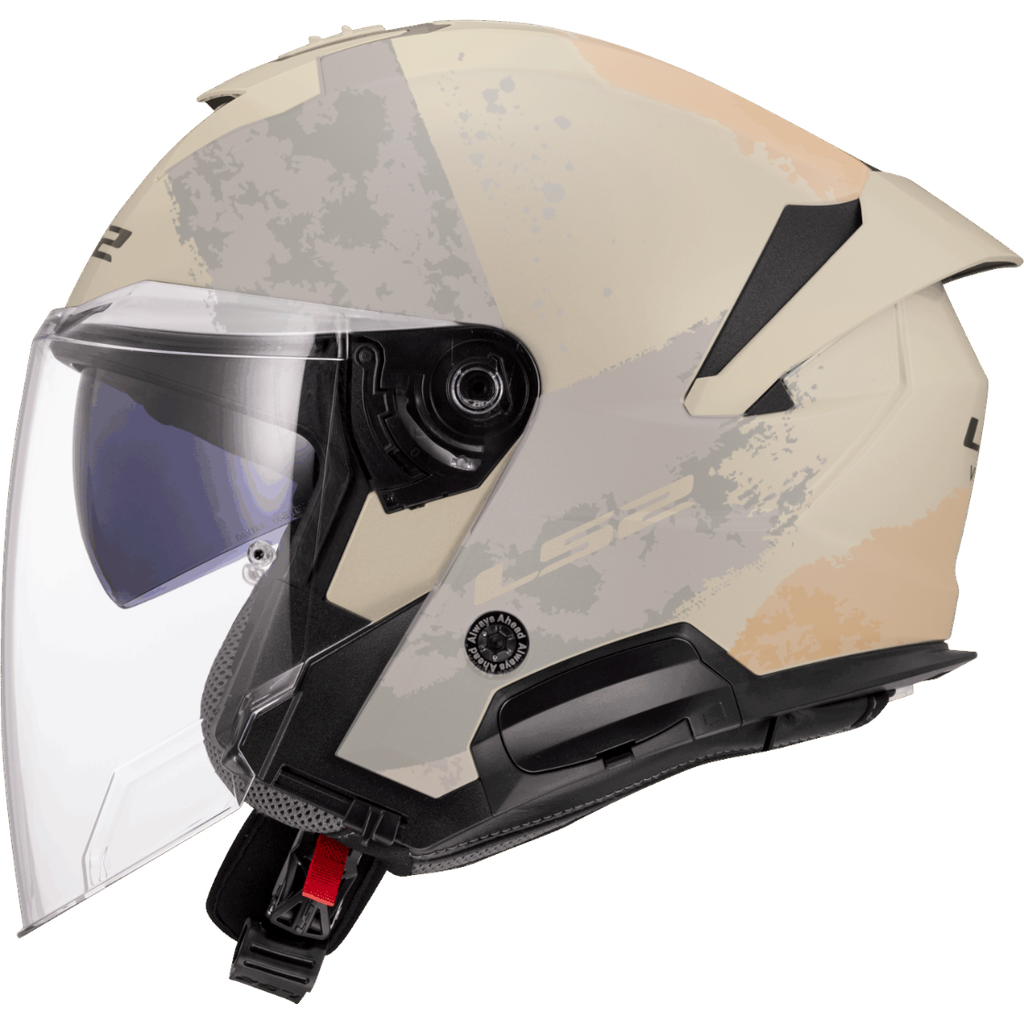 [366182121XS] LS2 OF618 VERSO II AQUA IVORY (XS)