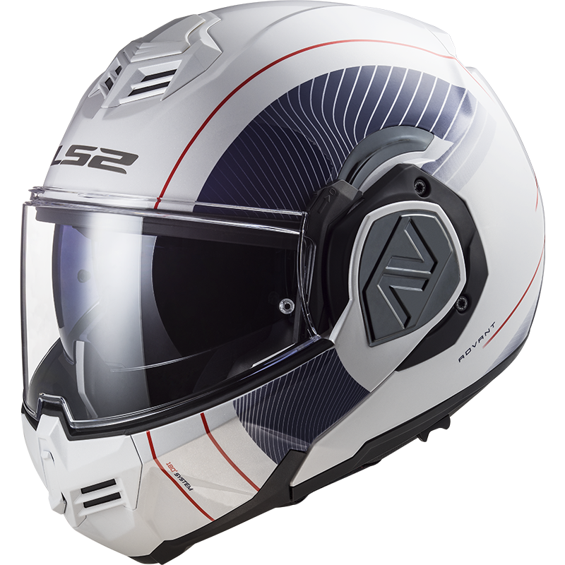 Casco LS2 FF906 ADVANT COOPER blanco azul