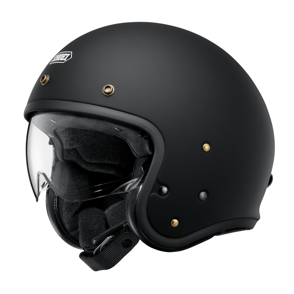 Casco Jet Shoei J·O 2 Negro MATE
