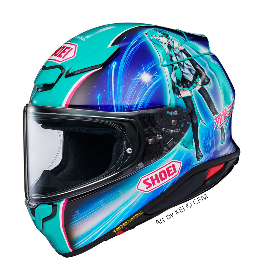 Casco Integral Shoei NXR 2 Hatsune MIKU TC4