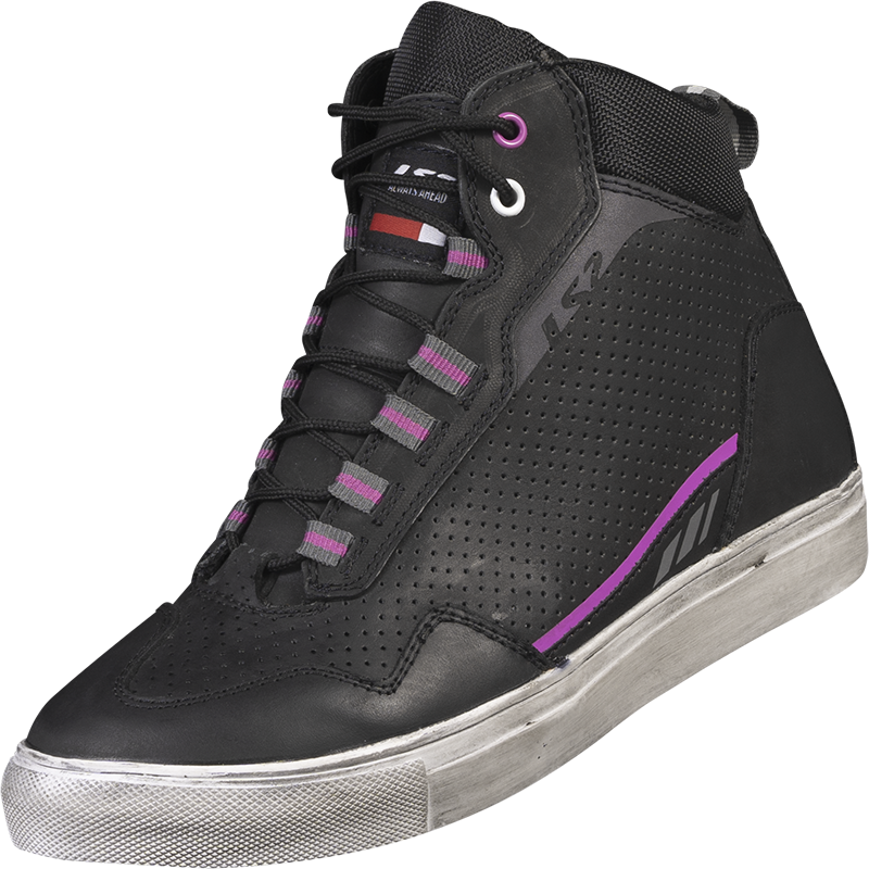[71060C007439] Botas LS2 ZOE LADY Negro Morado (39)