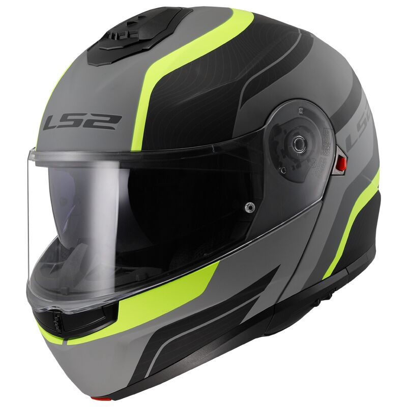 Casco LS2 FF908 STROBE II MONZA negro mate amarillo