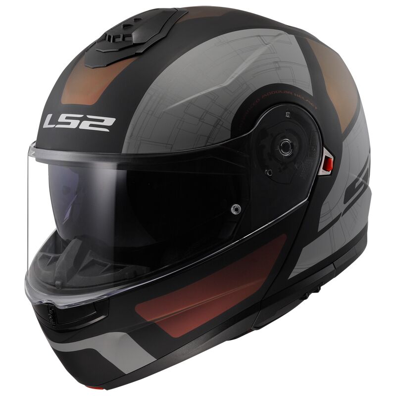 Casco LS2 FF908 STROBE II ORION negro mate violeta azul