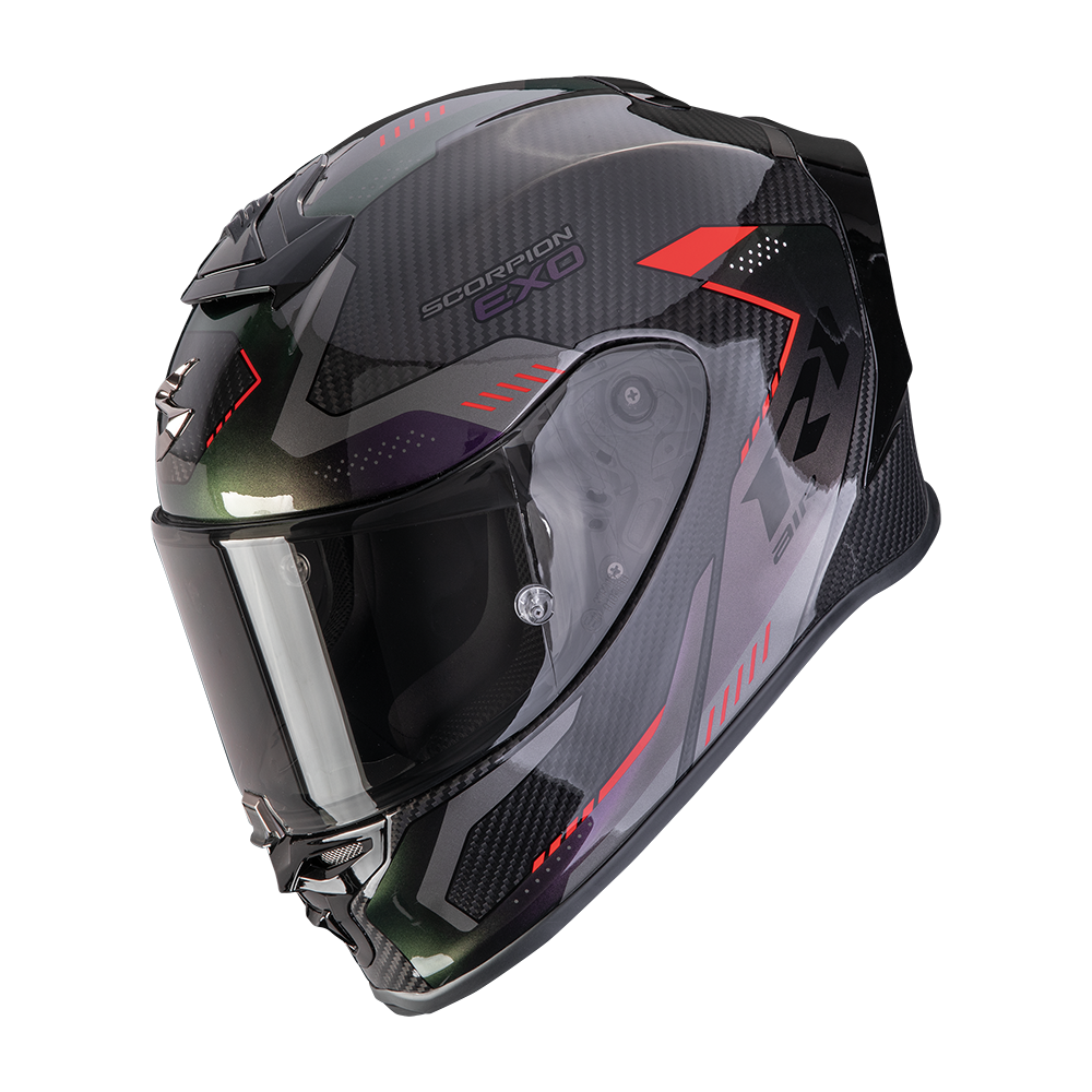Casco Scorpion Exo-R1 Evo Carbon Air Propel Negro-Camaleón