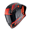 Casco Scorpion Exo-R1 Evo II Air Vital Negro-Plata-Rojo