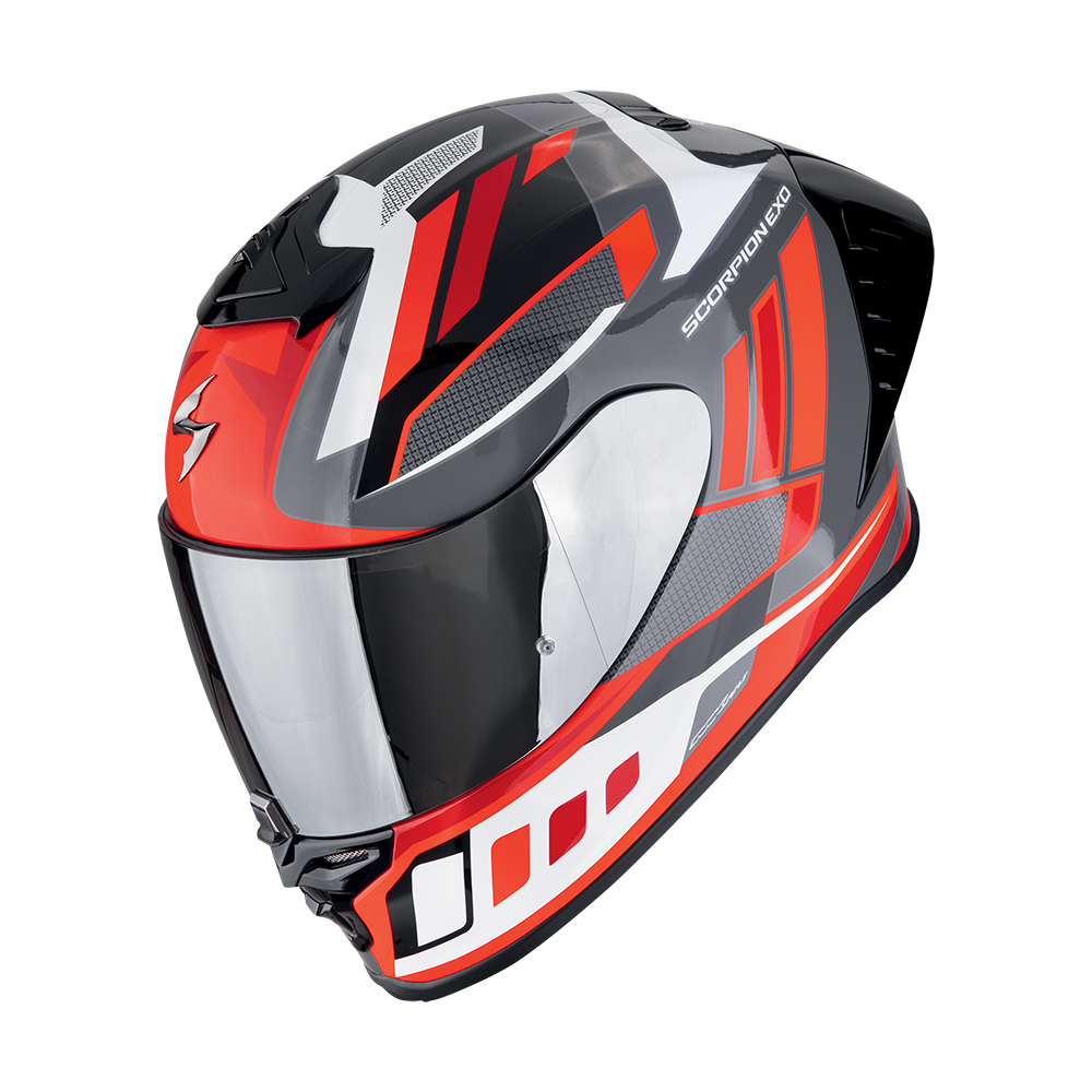 [111-503-367-02] Scorpion Exo-R1 Evo Ii Air Vital Grey-White-Red (XS)